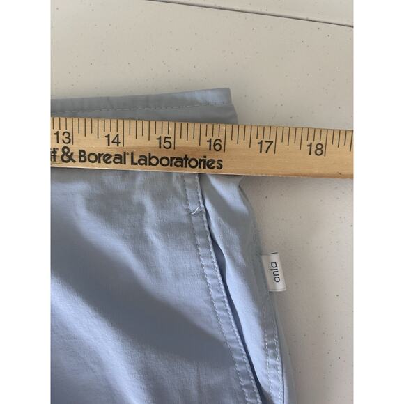 Onia Calder 6E Mens Swimsuit‎ Blue Nylon L Large Swim Trunks Shorts Flat Front - Picture 9 of 12